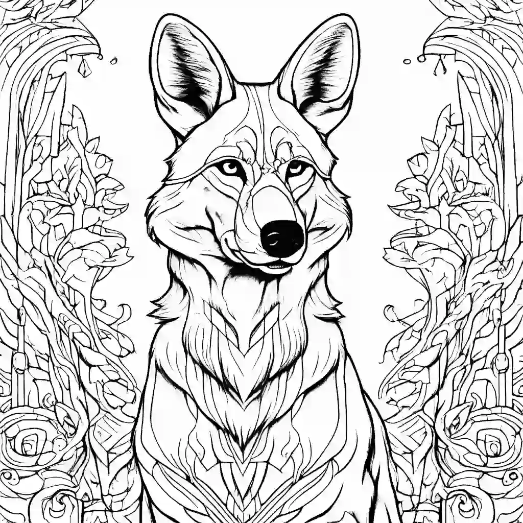 Dingos coloring pages